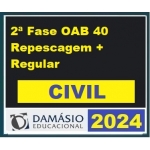 2ª Fase OAB 40º Exame - Direito Civil (DAMÁSIO 2024) REPESCAGEM + REGULAR